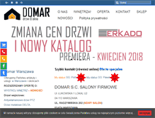 Tablet Screenshot of drzwi-warszawa.pl